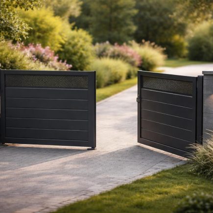 portail-moderne-metal-jardin-verdoyant