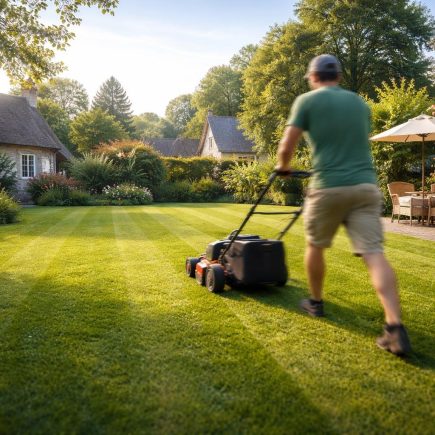 jardin-pelouse-tondue-maisons-ciel-degage