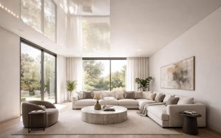 piece-elegante-plafond-mat-brillant