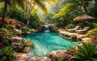 piscine-lagon-pierres-vegetation-tropicale