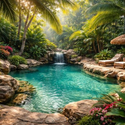piscine-lagon-pierres-vegetation-tropicale