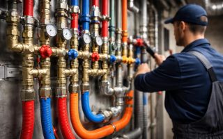 technicien-tuyaux-colores-plomberie-industrielle