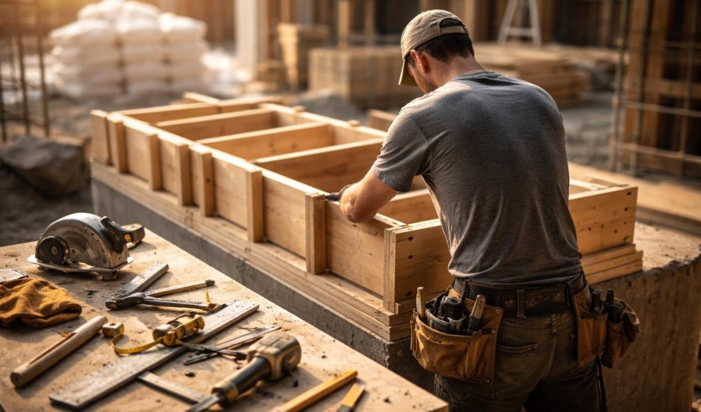 menuisier-coffrage-bois-chantier-outils
