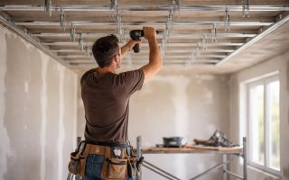 artisan-plafond-suspentes-echafaudage