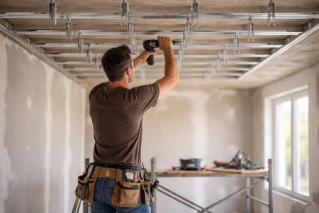 artisan-plafond-suspentes-echafaudage